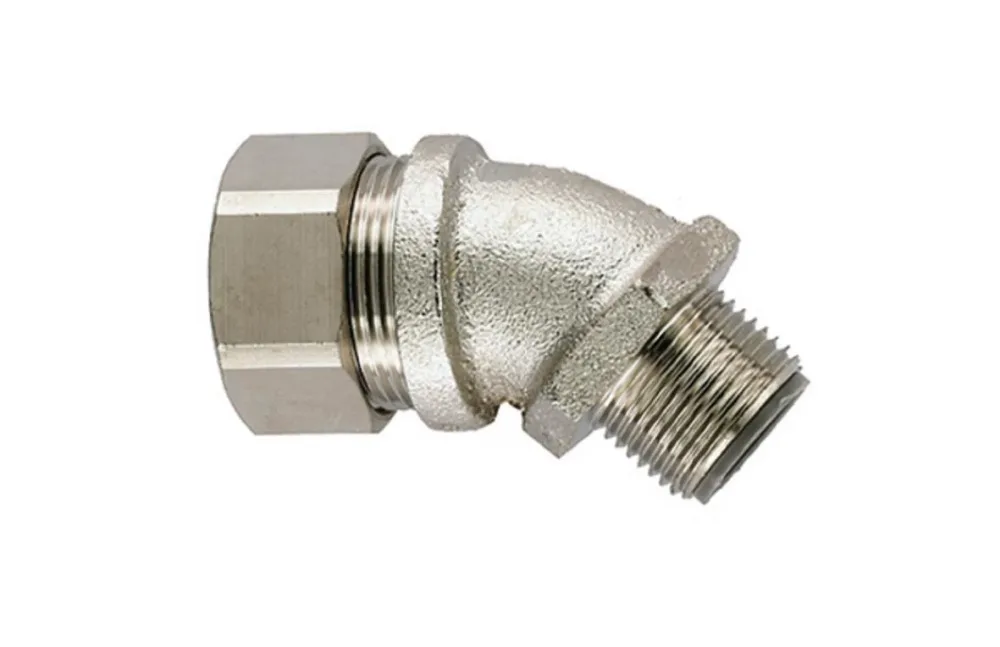 Hellermann Tyton 166-32502 Kompressionskoppling 45° vinklad, LTS-45FMC Nominell Ø25 mm