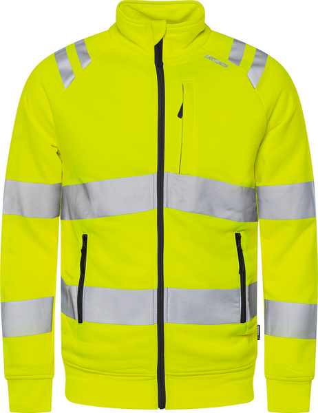 SWEATSHIRTJACKA KL 3 7863 M GPSW VARSELGUL