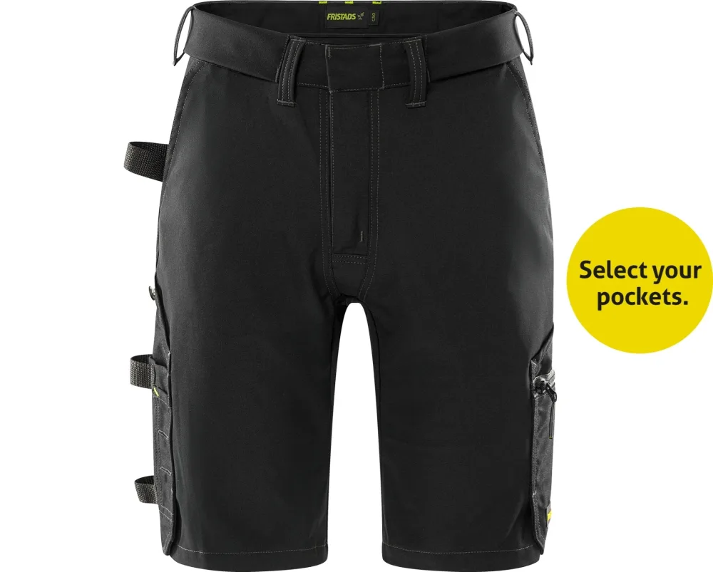 Fristads 2805 GHST Flex Arbetsshorts svart C48