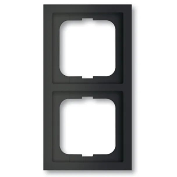 ABB 1722-885K Ram mattsvart 2-fack - Bild 2