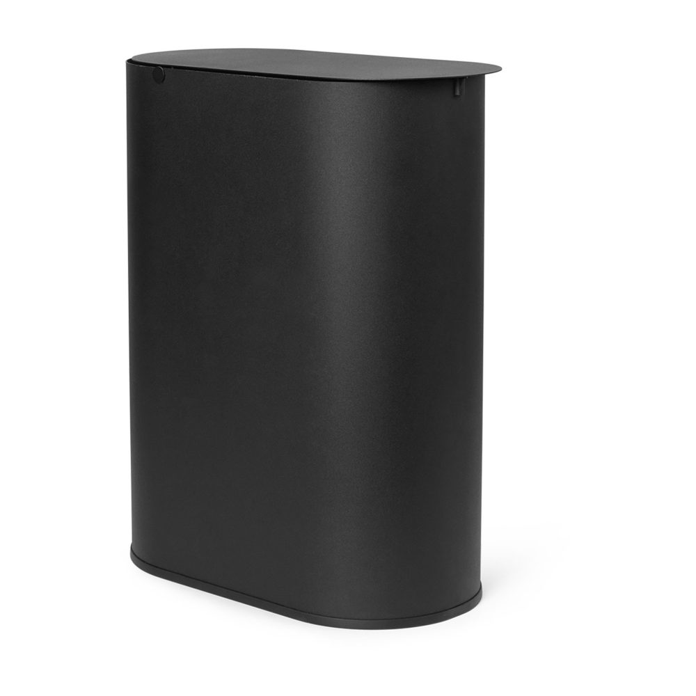 Enkel soptunna medium, Black