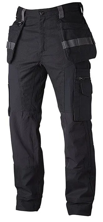 Top Swede 237 Arbetsbyxa med stretch, svart D88