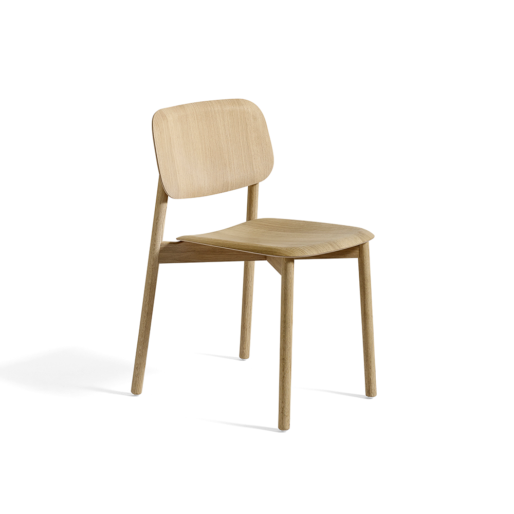 Soft Edge 60 stol, water-based lacquered oak