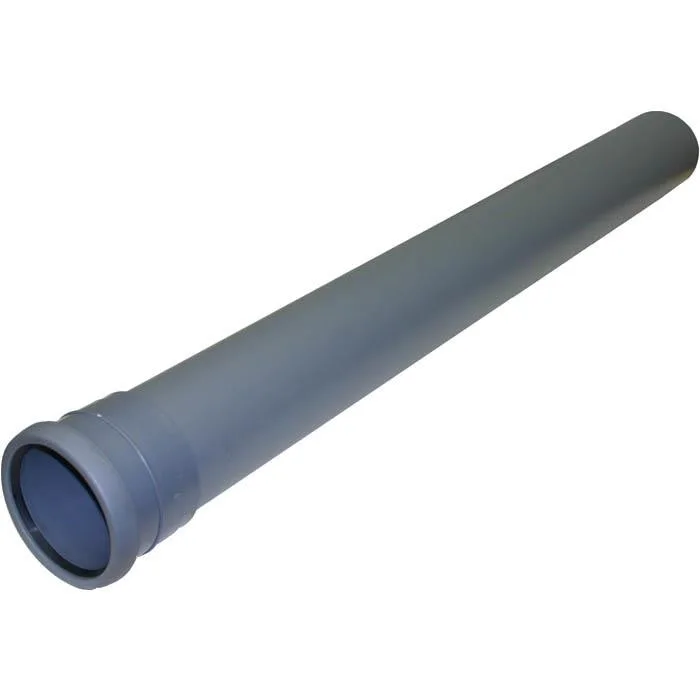Pipelife 070041 Avloppsrör med 1 muff, 75 x 250 mm