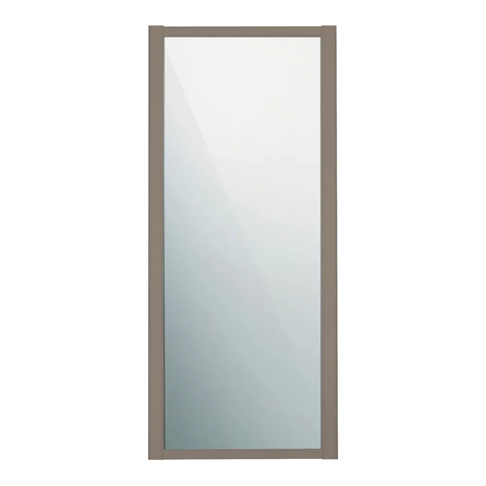 Skjutdörr Nordic Spegelglas Ram Greige, 914x2301mm