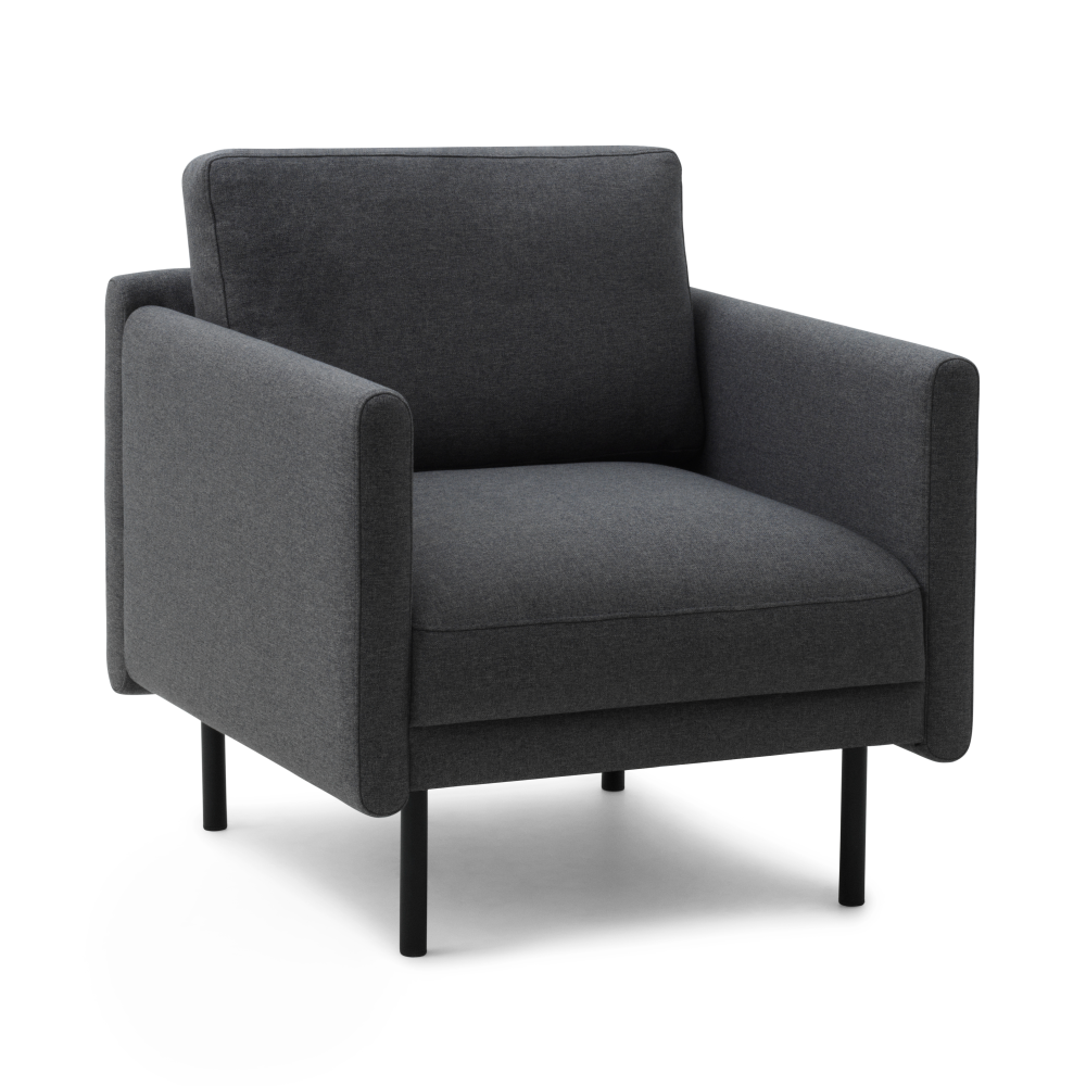 Rar fåtölj, Re-Born dark grey