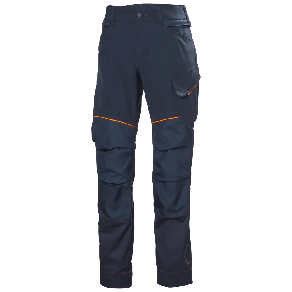 Helly Hansen Workwear Chelsea Evolution BRZ 77556_590 Arbetsbyxa marinblå/orange, connect C148
