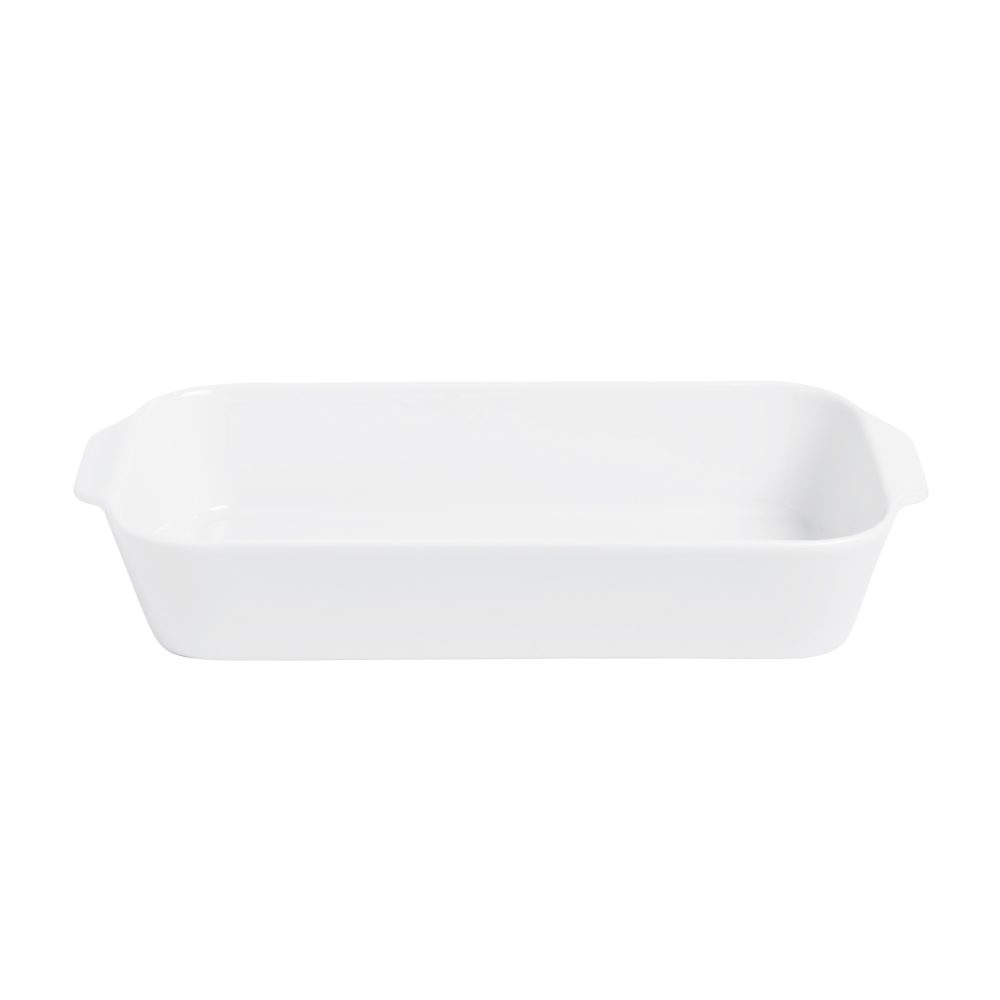 Pillivuyt stekfat djupt vit, 32x17 cm