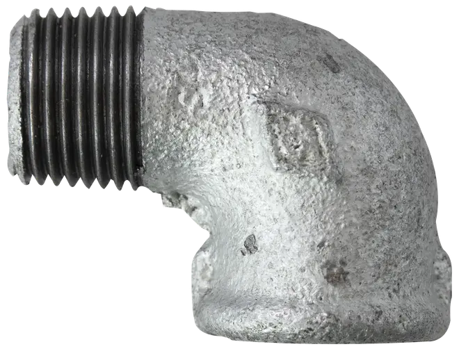 Koppling 90° 1/2'' M/N - galvaniserad