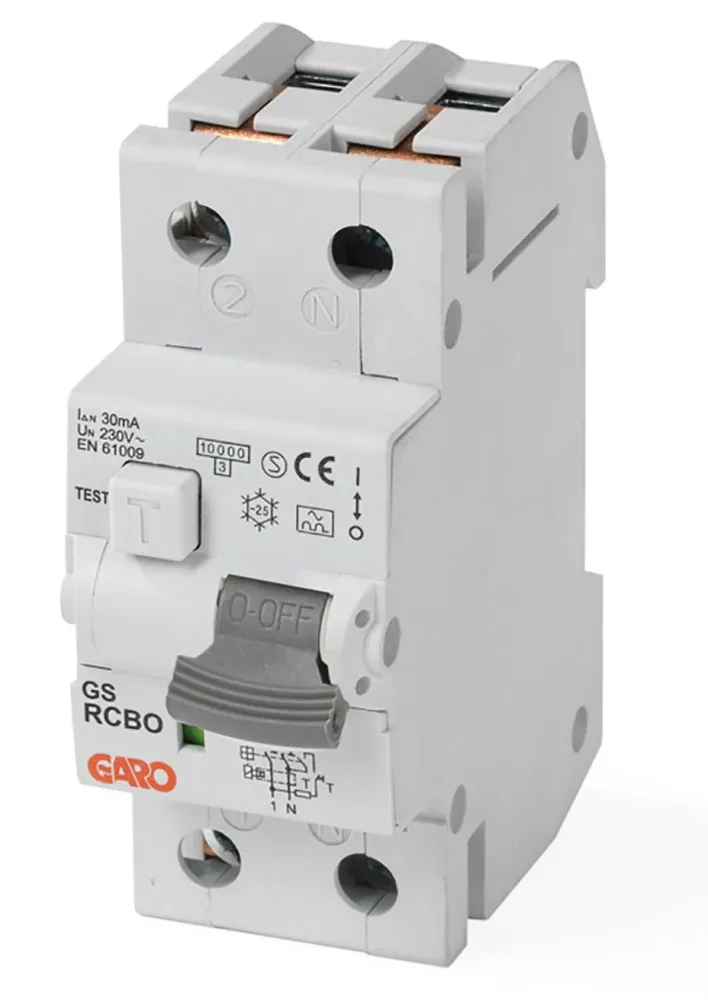 Garo RCBO GS C20A 2P Personskyddsautomat 2-polig, C-karakteristik 20A