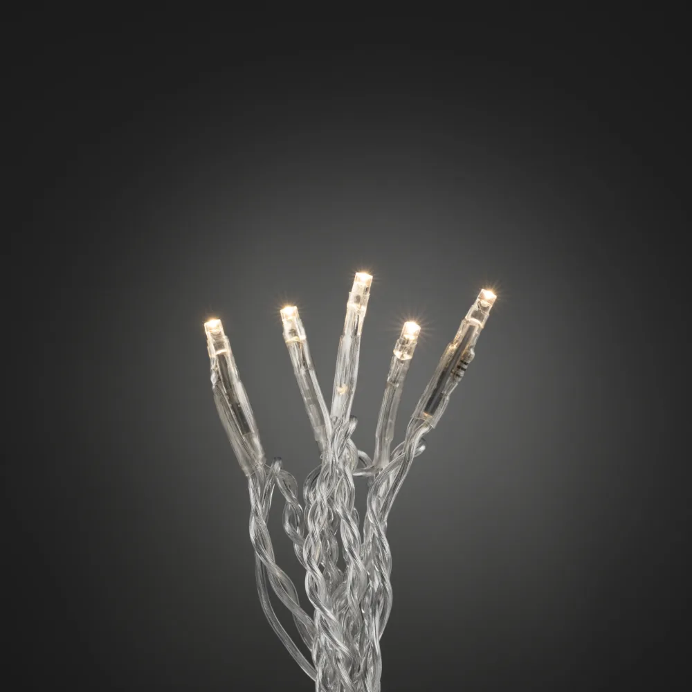 Konstsmide 6350-123 Ljusslinga varmvita, transparent kabel 0.63 m - Bild 2