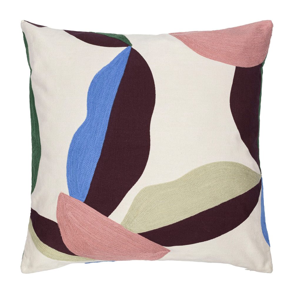 Berry kuddfodral 50x50 cm, Cotton-red-electric-blue