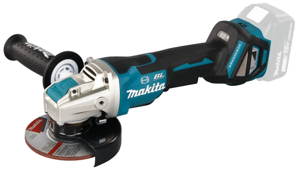 Makita DGA519Z Vinkelslip utan batteri och laddare