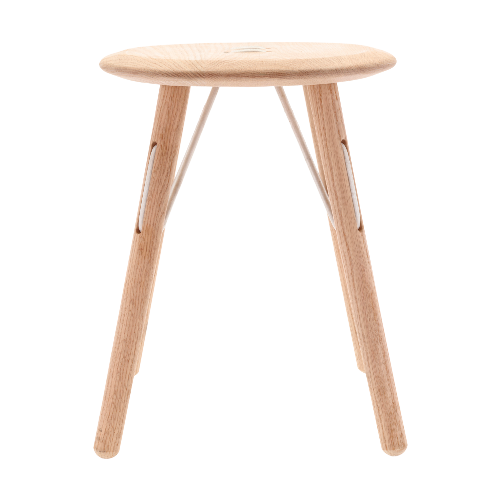Barv pall 45xØ37,7 cm, Obehandlad massiv ek