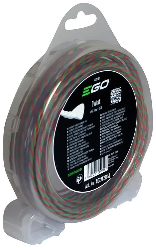 EGO AL2475T Trimmertråd Ø2,4 mm, 75 m, tvinnad