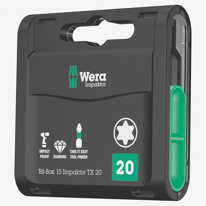 Wera Impaktor TX25 Bits 15-pack Impaktor TX25
