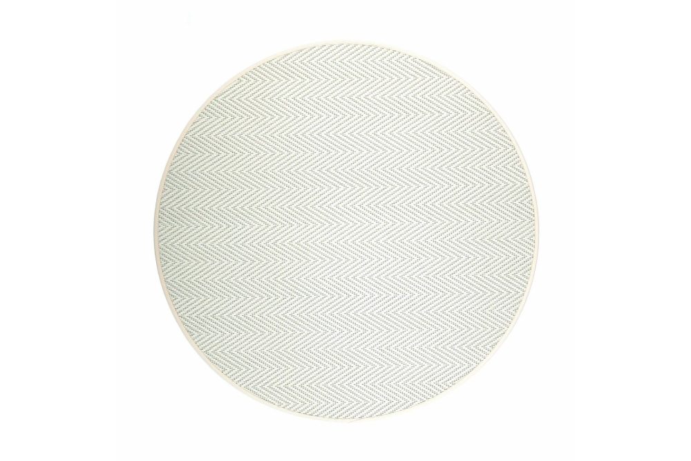 Elsa Matta Rund 160 cm Vit