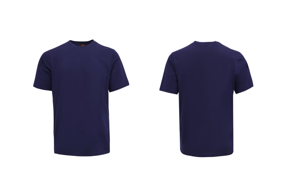 T-SHIRT PROF BCI BOMULL MARINBLÅ XS