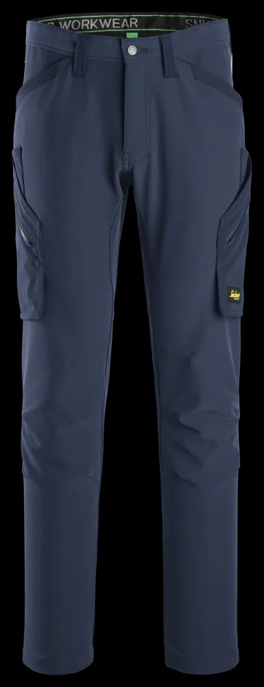 Snickers Workwear 6873-9595 FlexiWork Arbetsbyxa marinblå 148