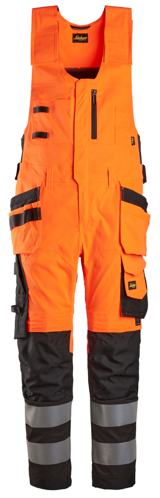 HELBYXA SNICKERS WORKWEAR HV KL2 ORANGE/SVART, STL 260