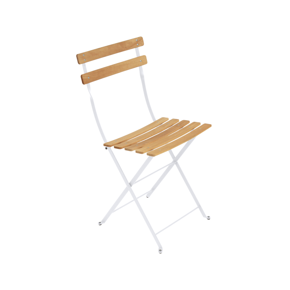 Bistro Natural stol, Cotton white (vit), oljad bok