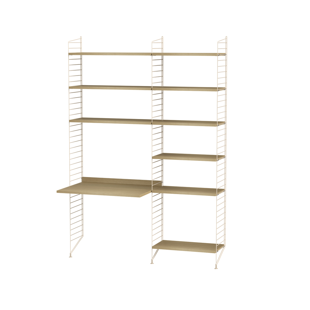 String kontor ek & beige - Kombination B