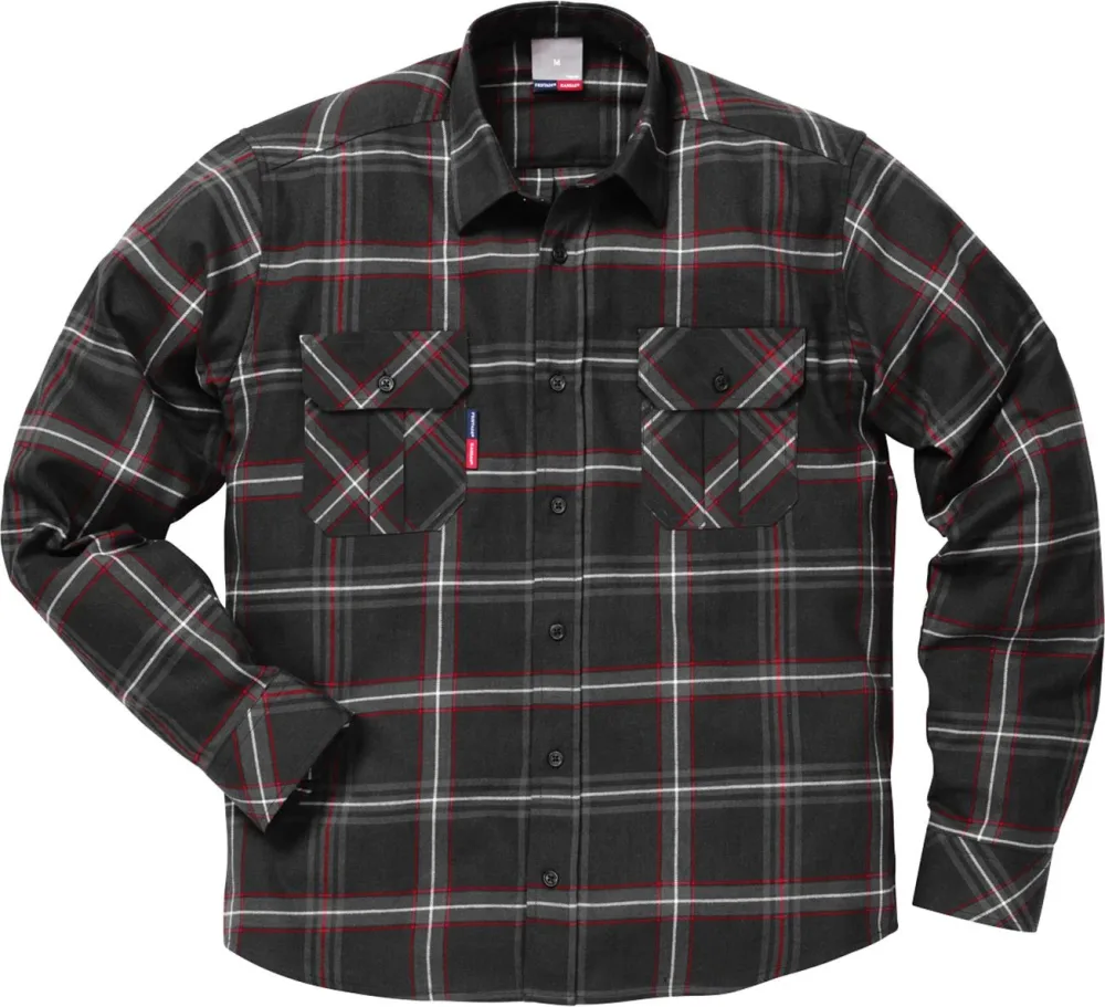 Fristads 104986-940 L Flanellskjorta svart L