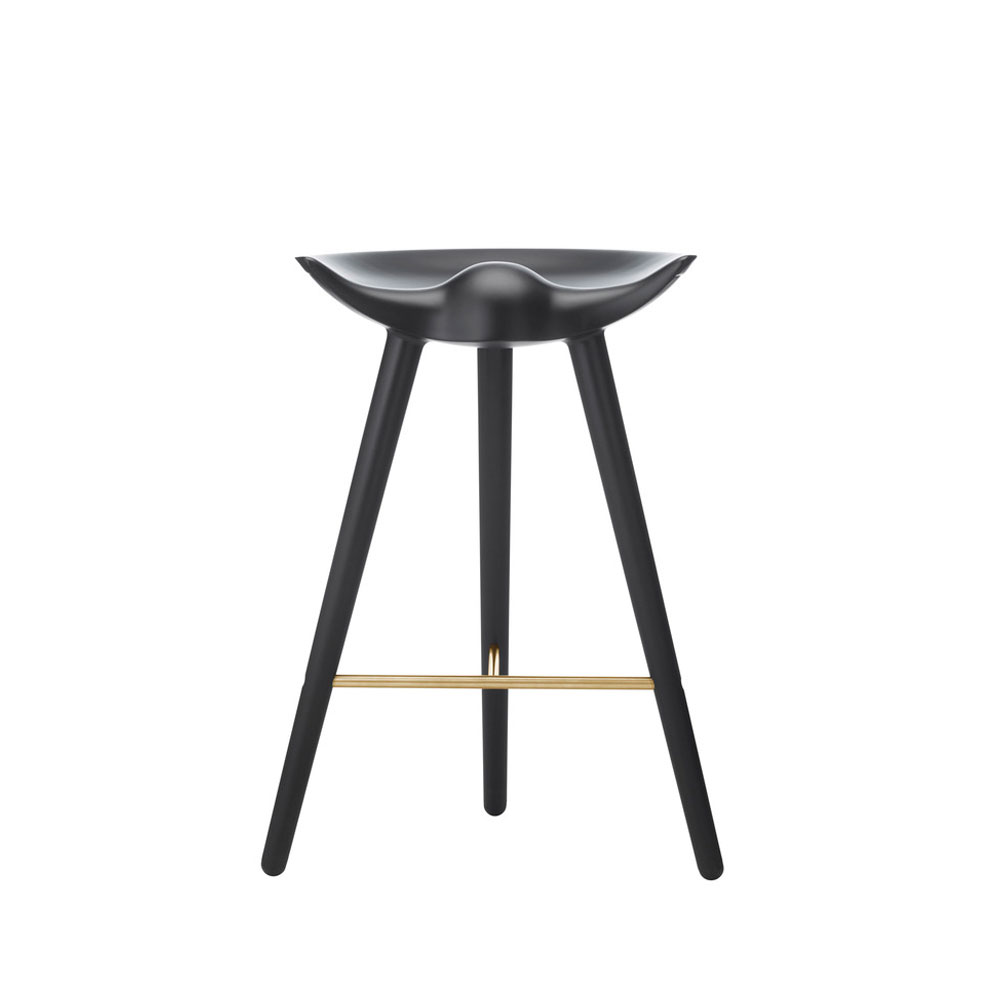 ML 42 barpall, black stained beech, brass