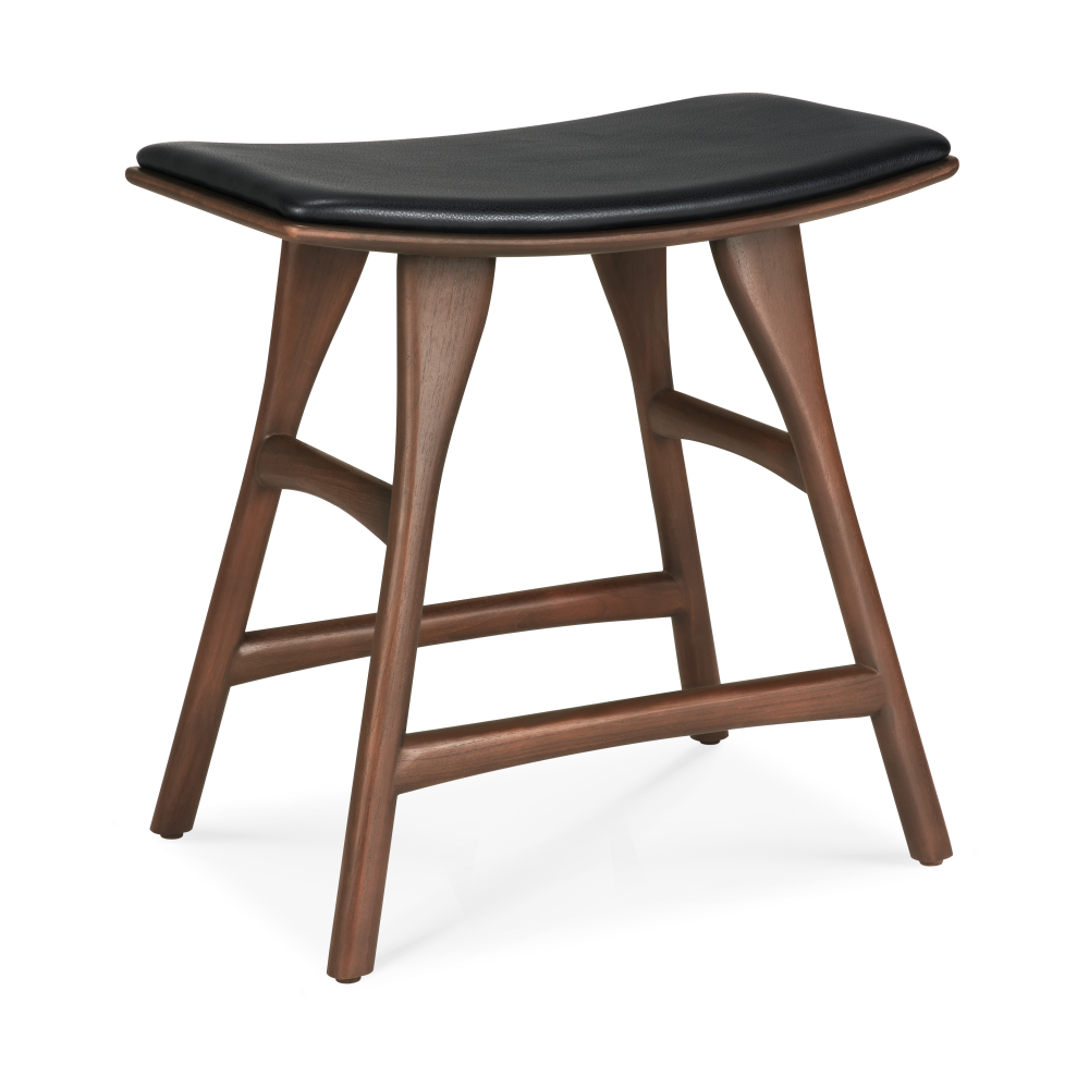 Osso pall, Teak-black leather