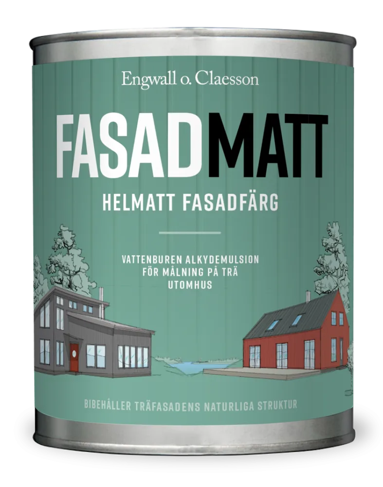 Lasol Fasadmatt 1 L 9330 Röd