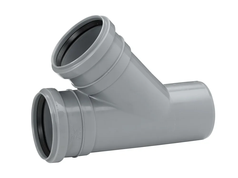 Uponor 3002600721 Grenrör 45° 75 x 75 mm
