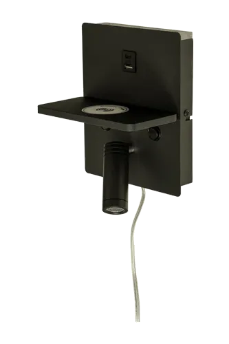 Aneta Lighting Astor 10213-15 Vägglampa 2,2/3,7 W, USB-A + USB-C