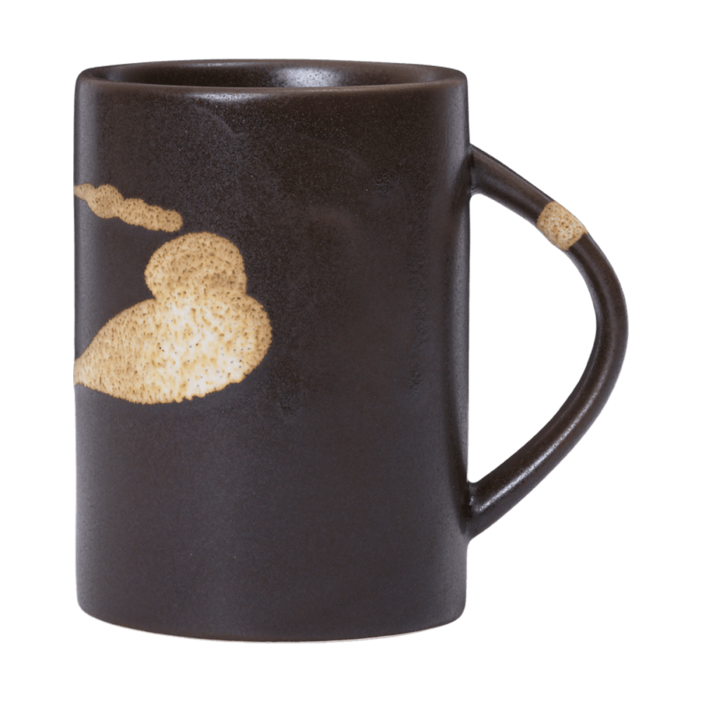 Koyo mugg 30 cl, Dark brown-buff