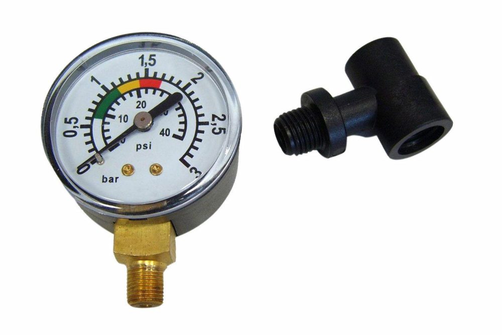 Planet Pool Manometer till Toppventil