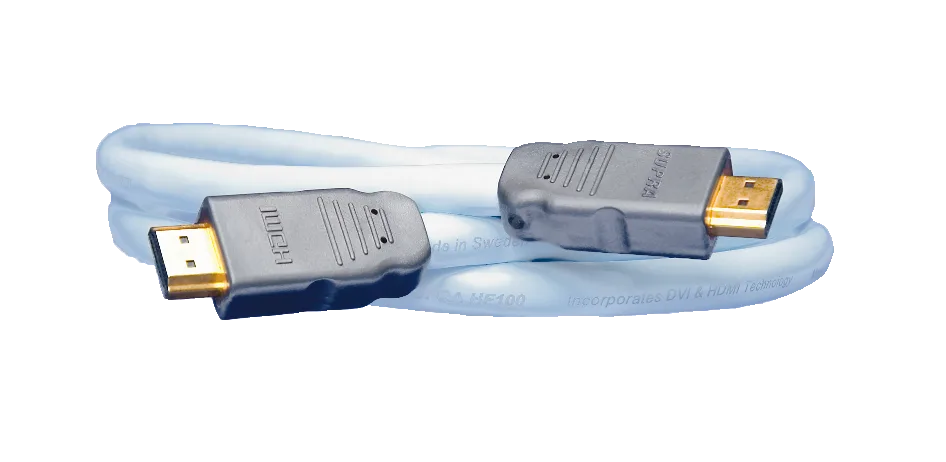 SUPRA 1001100245 Patchkabel 2 x HDMI, gjutna kontakter 15 m