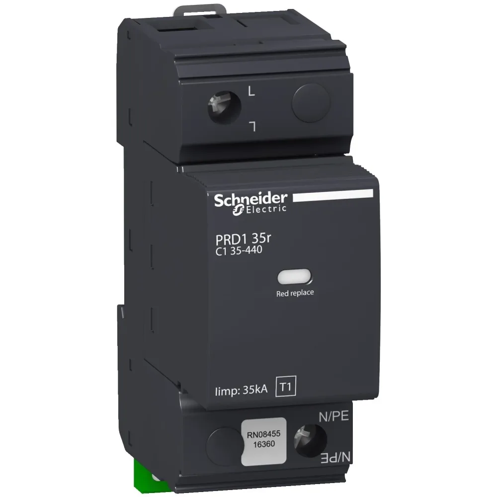 Schneider Electric 16649 Överspänningsskydd 1 P, typ 1