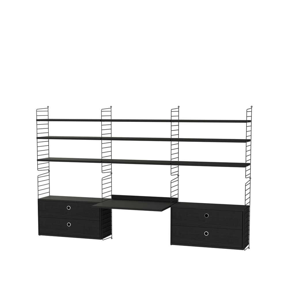 String kontor svart - Kombination F