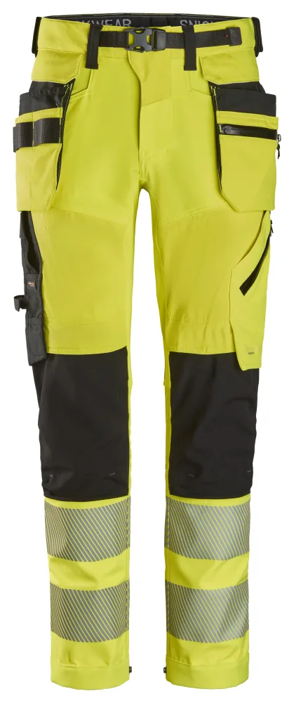 Snickers Workwear 6930 Midjebyxa gul/svart 154
