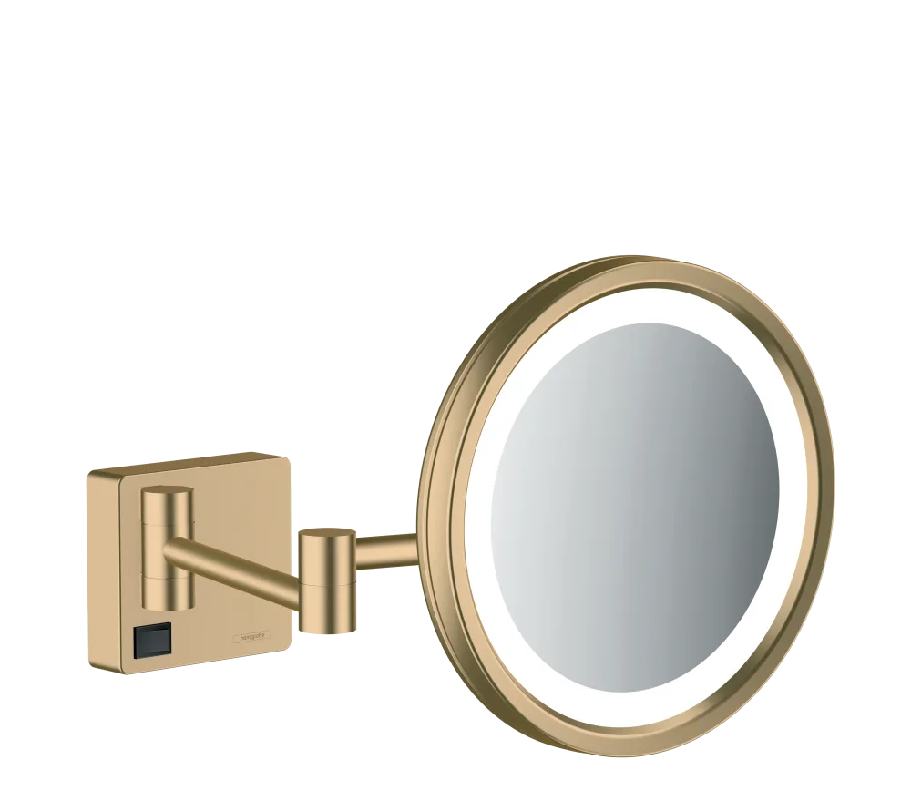 Hansgrohe AddStoris Rakspegel med LED-ljus, 217 mm Borstad svart krom - Bild 2