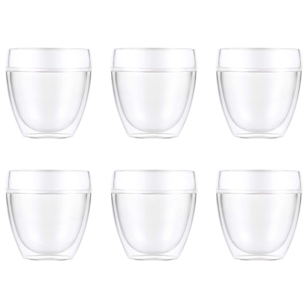 Pavina Outdoor dubbelväggigt plastglas 6-pack, 25 cl