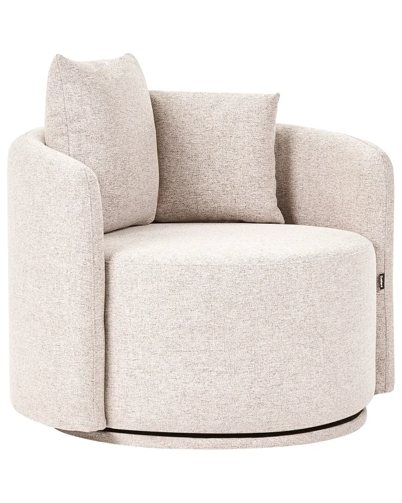 Svängbar fåtölj ENNORA Beige