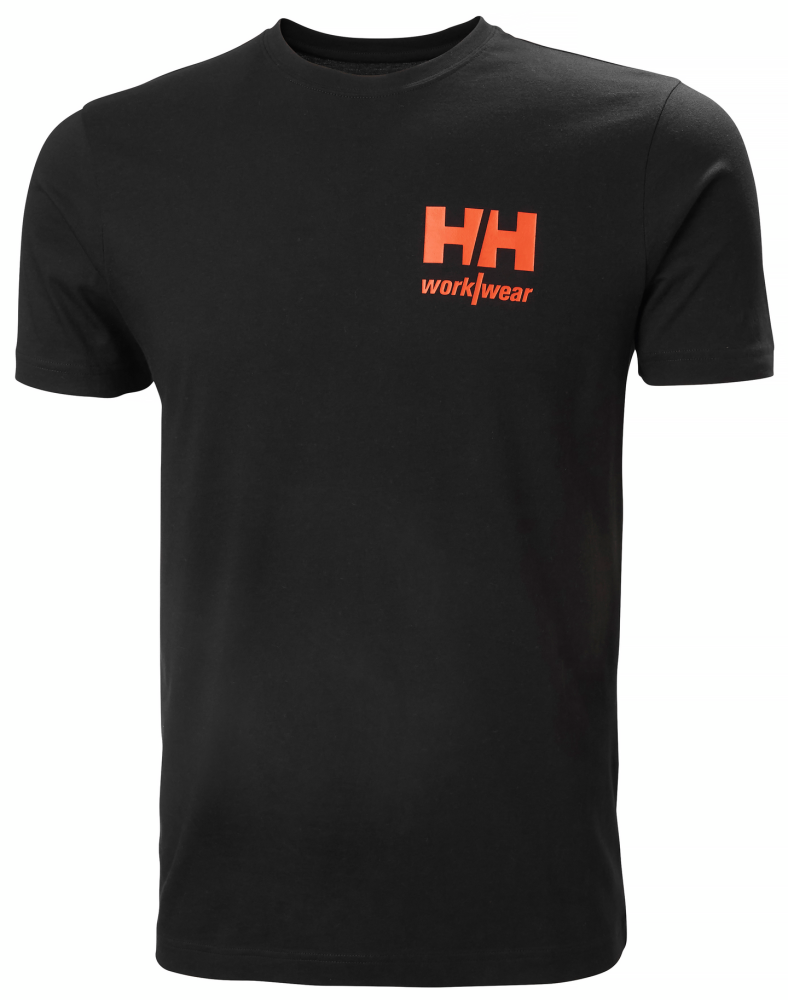 T-SHIRT HELLY HANSEN LOGO SVART M, 79281