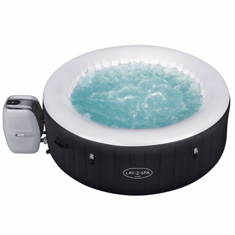 Lay-Z Spa Miami Airjet | Bestway uppblåsbart spabad 2-4 personer