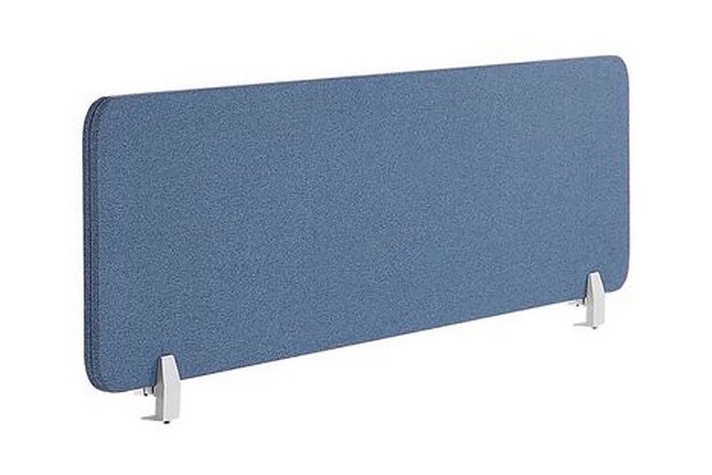 Avskärmning för skrivbord 160 x 40 cm blå WALLY