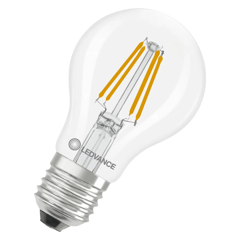 LEDVANCE Performance LED-lampa 3,4 W, 470 lm, E27, 4000 K Klart glas