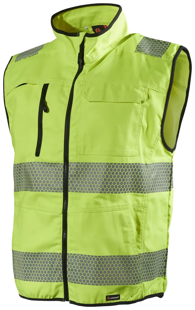 L.Brador 2041PB Varselväst hi-vis gul, klass 2 Hi-vis gul