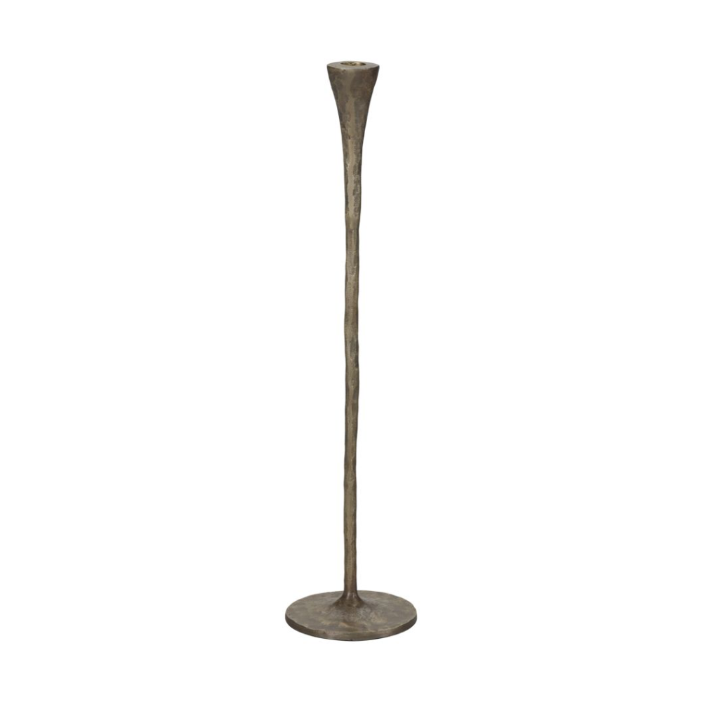 Stade ljusstake 52,5 cm, Antik mässing