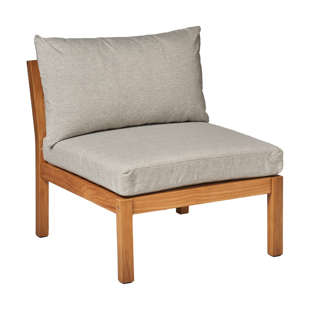 Stockaryd soffmodul mittdel teak/light grey