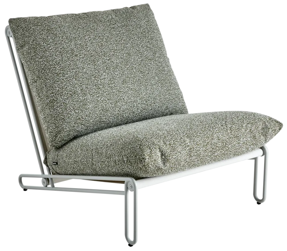 Brafab Blixt Loungefåtölj Pearl White/Teddy Orange - Bild 2