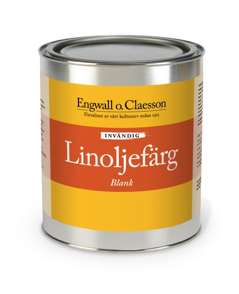 Linoljefärg invändig blank 1 L Valfri kulör